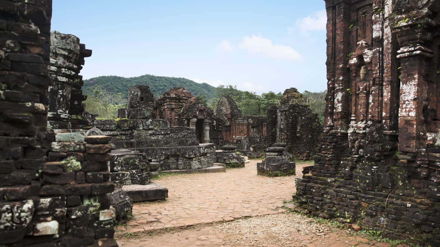 A image of the My Son ruins in The Nam Hai, Hoi An, Vietnam