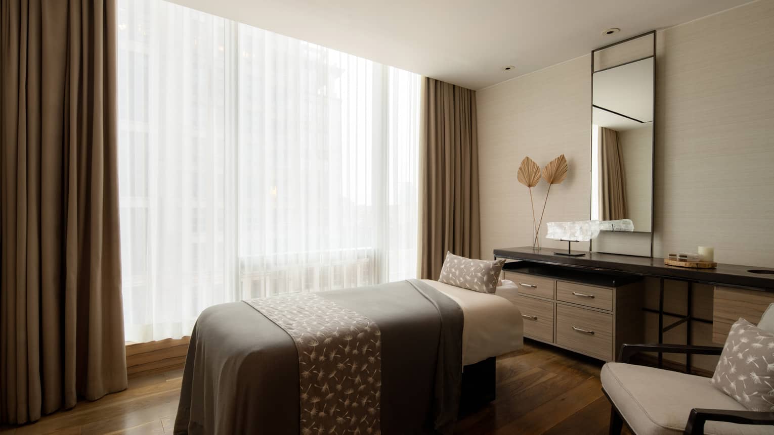 Spa treatment room