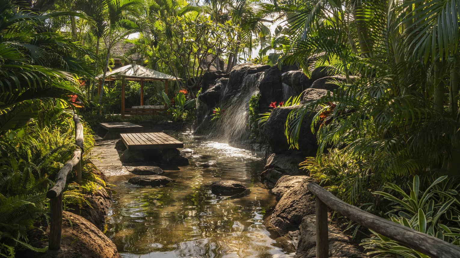 Oceanside spa in Hualalai Hawaii