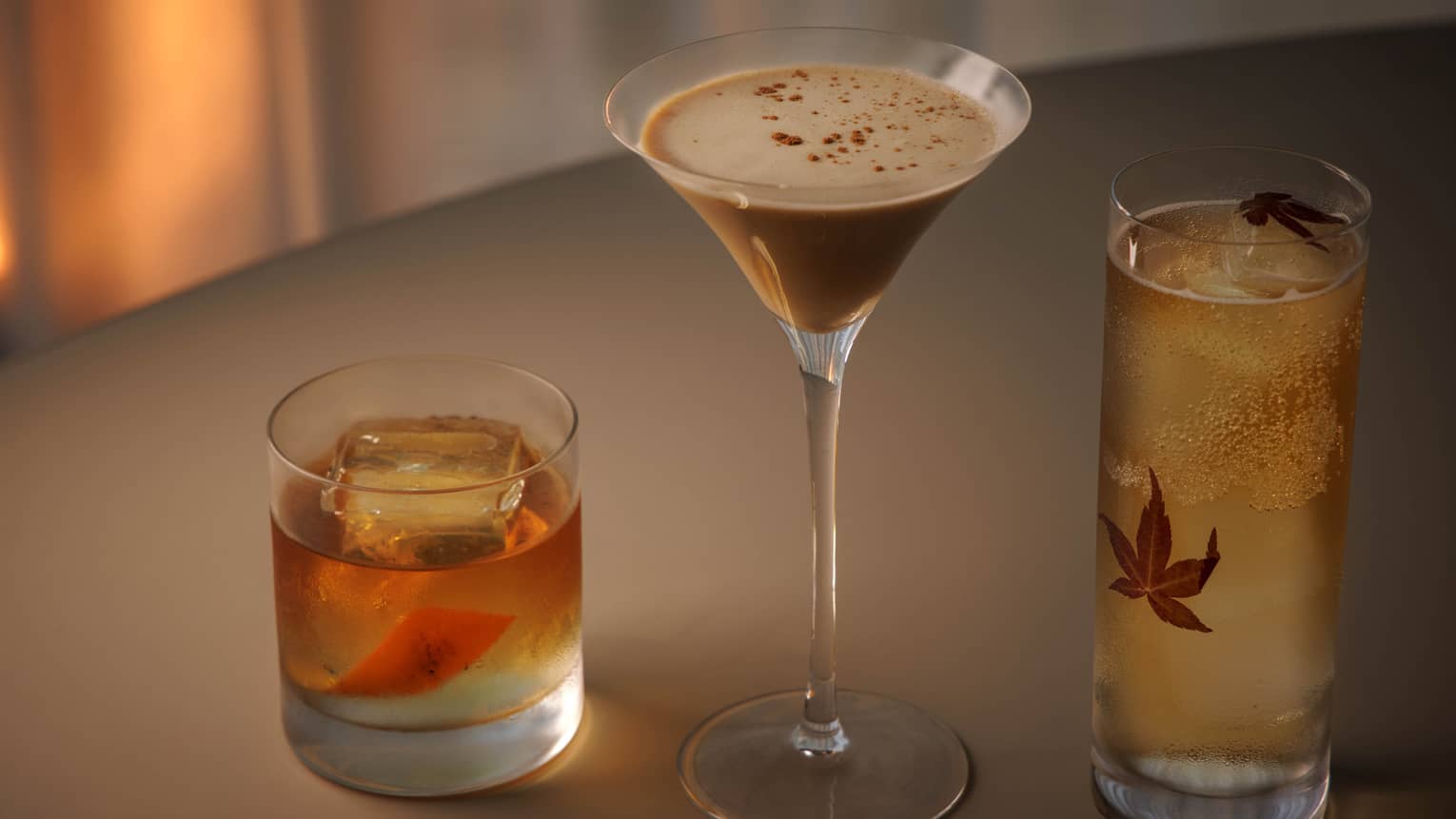 Autumn cocktails