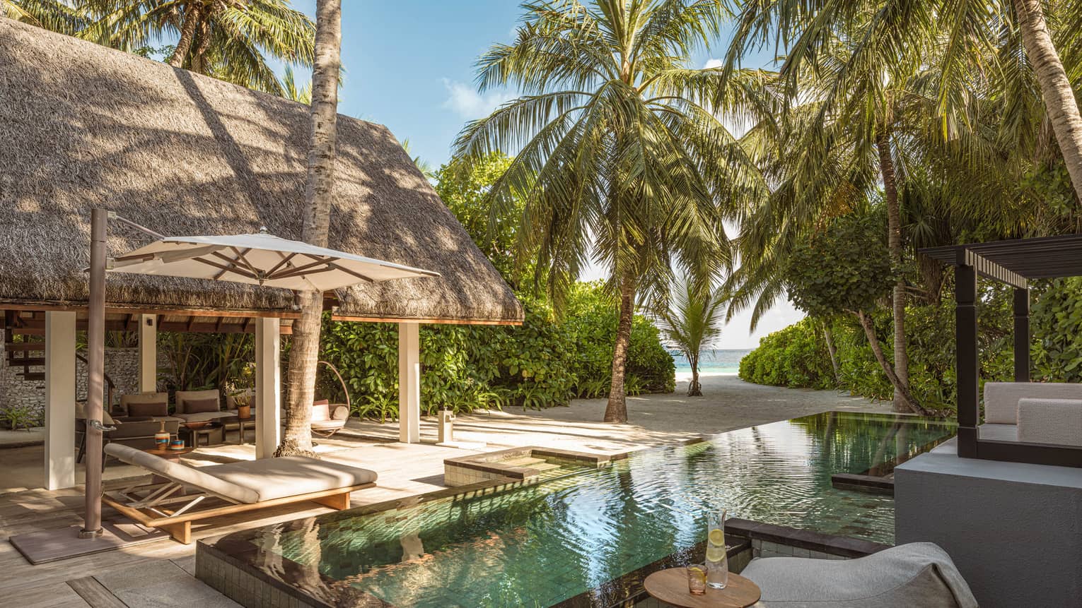 Family Beach Villa with Pool