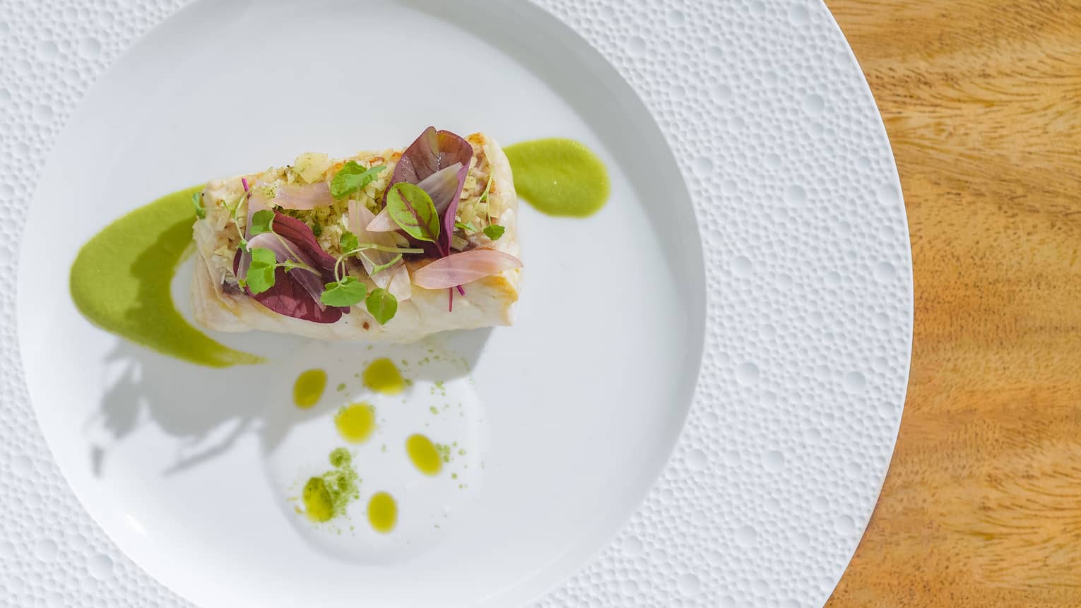 Baked Snapper with Bottarga, Almonds and Spinach