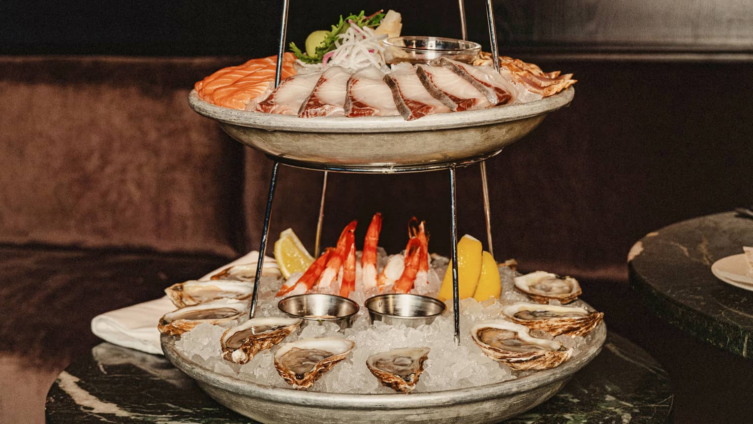 Seafood tower