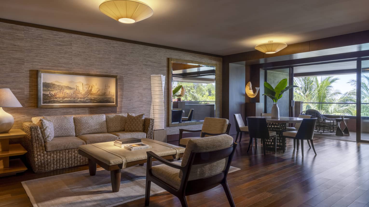 Oceanfront penthouse suite at Four Seasons Resort Lanai