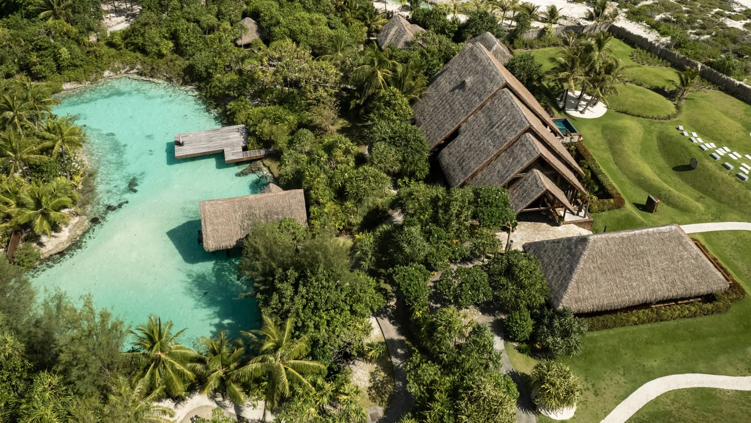 Aerial view of the Spa
