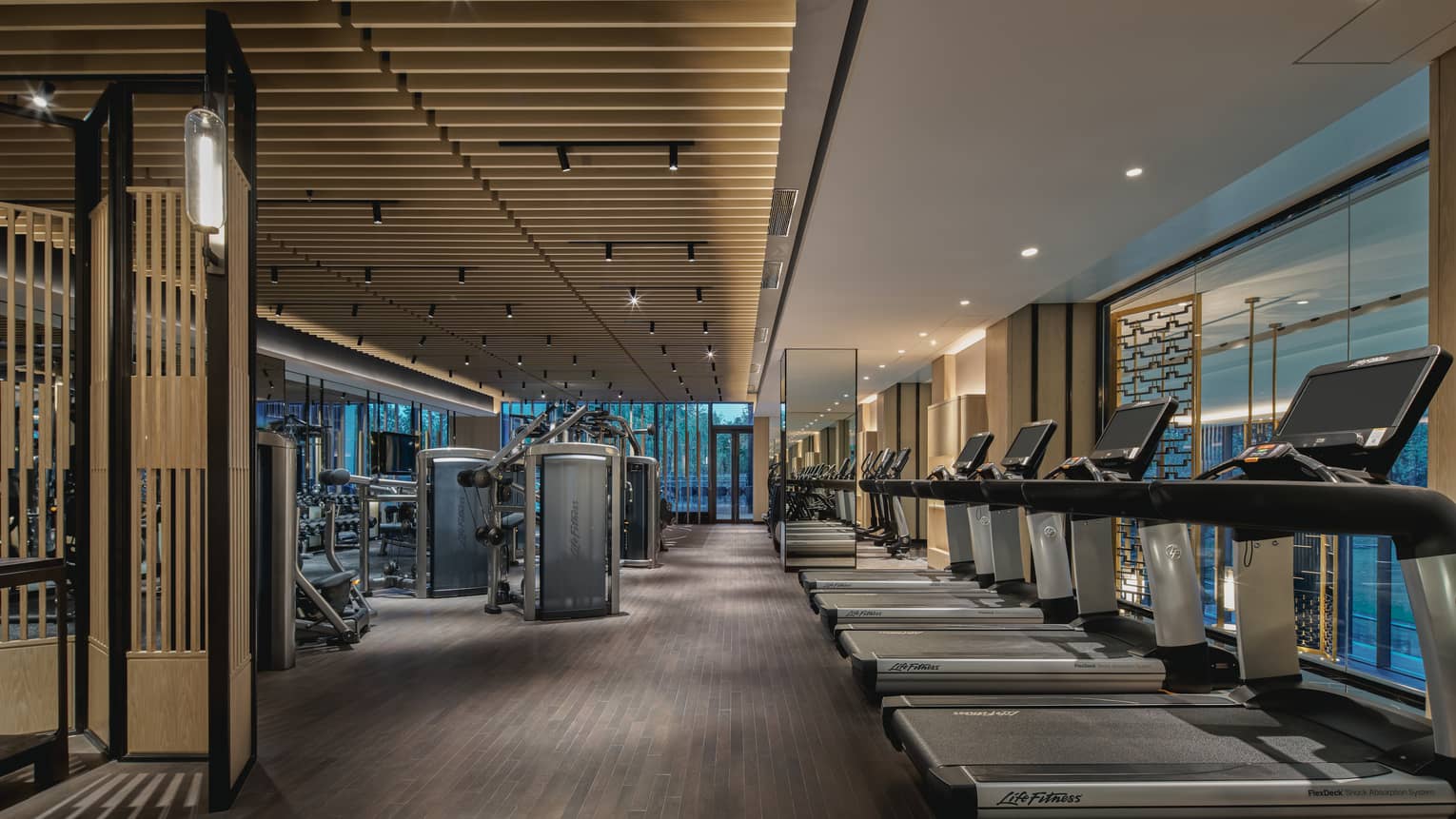 Indoor fitness centre
