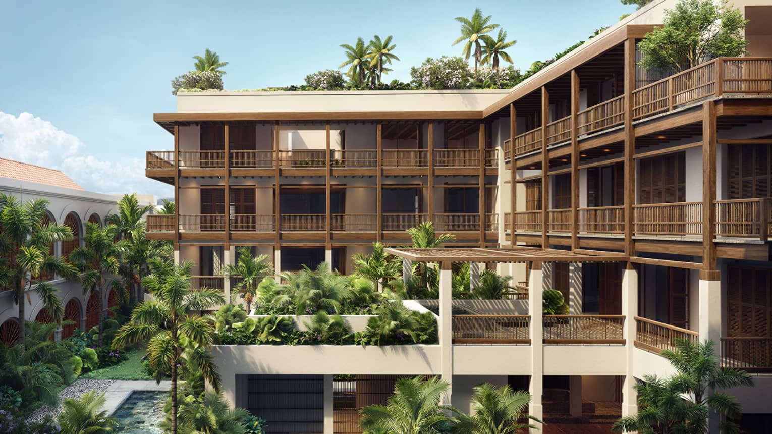 Rendering of residence exterior