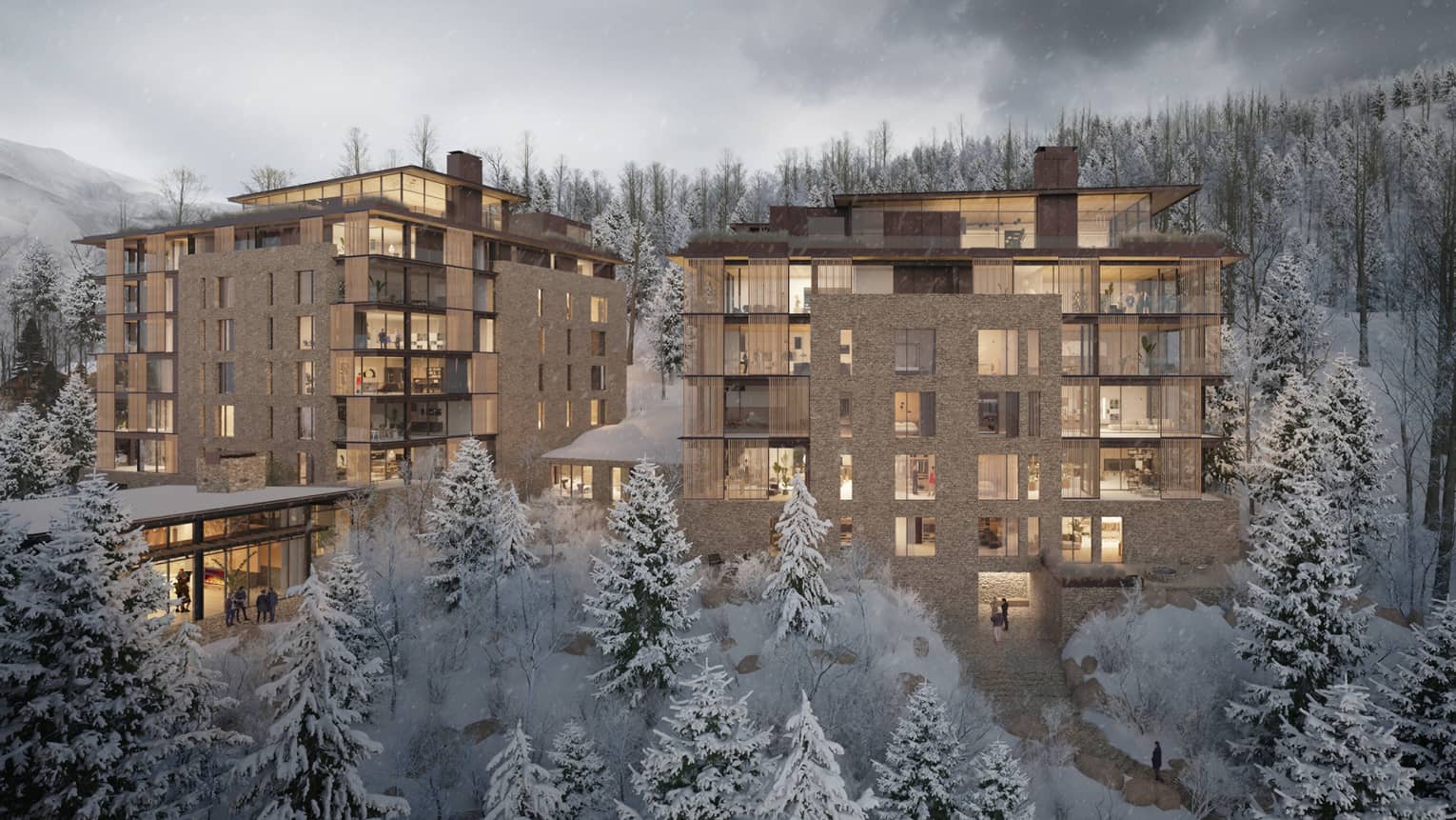 Rendering of residence exterior