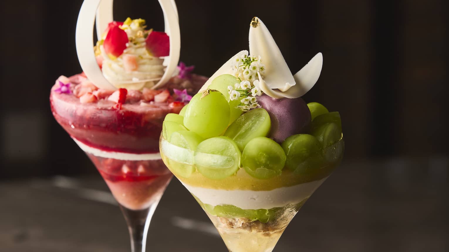Seasonal parfait featuring sweet and fresh flavours