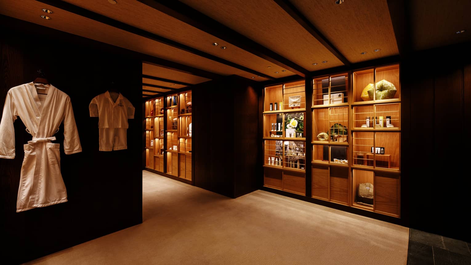 Spa with robes