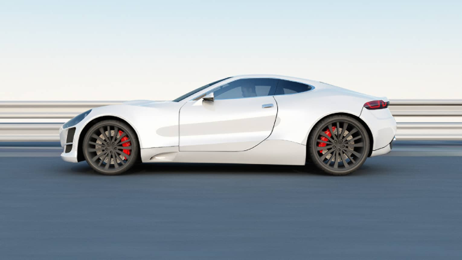 Side view of white race car at Formula 1 Etihad Airways Abu Dhabi Grand Prix