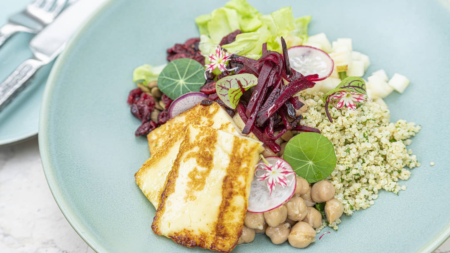 Riverside Pan-Seared Halloumi