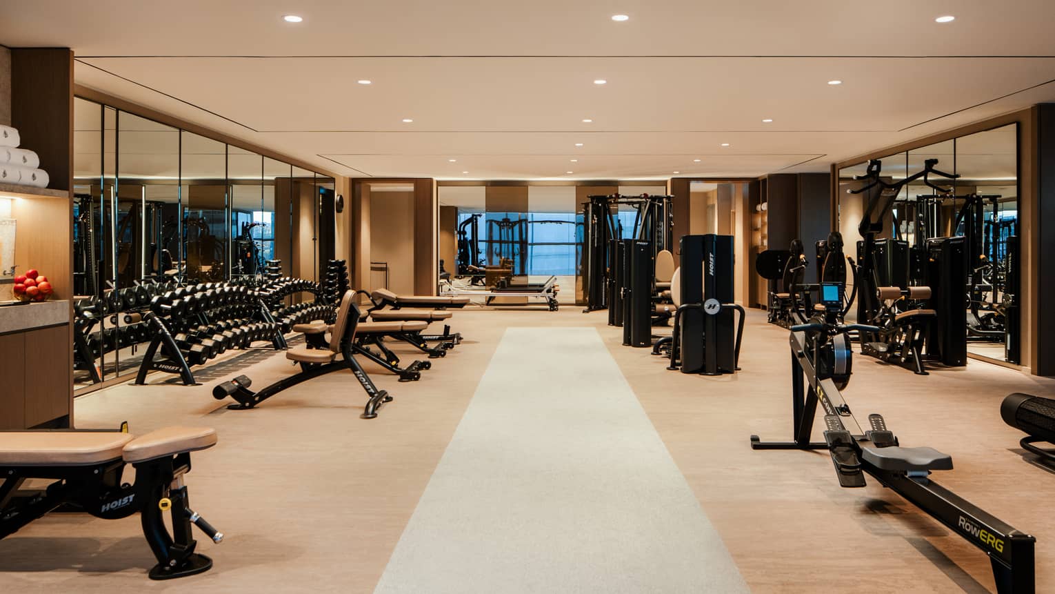 Hotel fitness centre