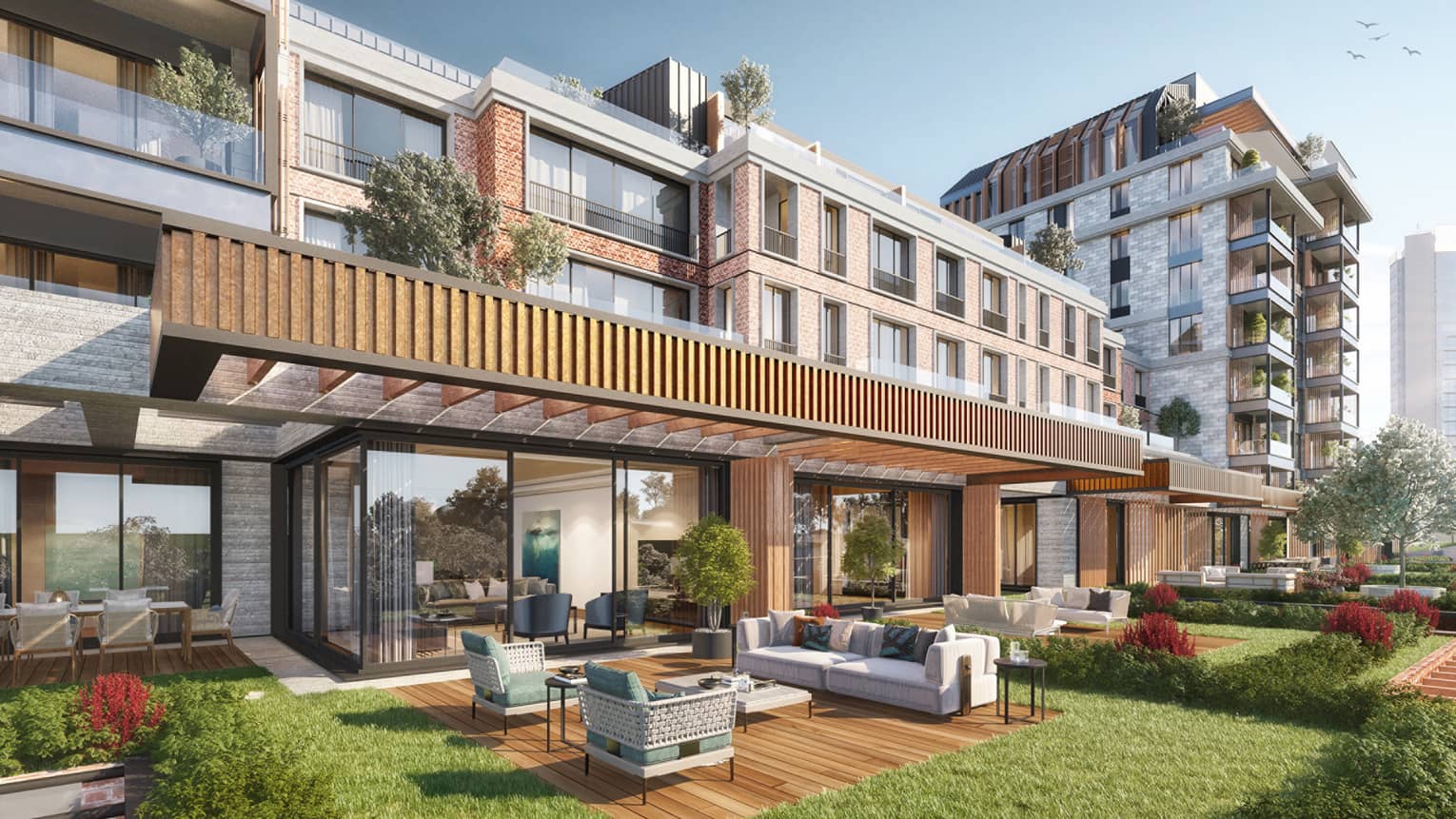 Rendering of building exterior