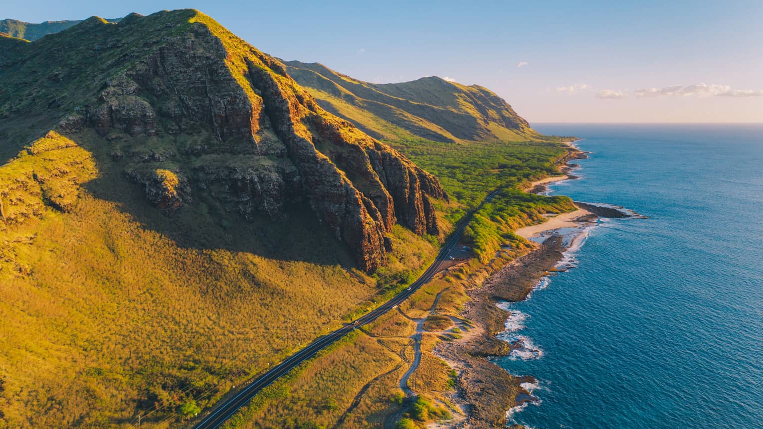 Coastline of Oahu