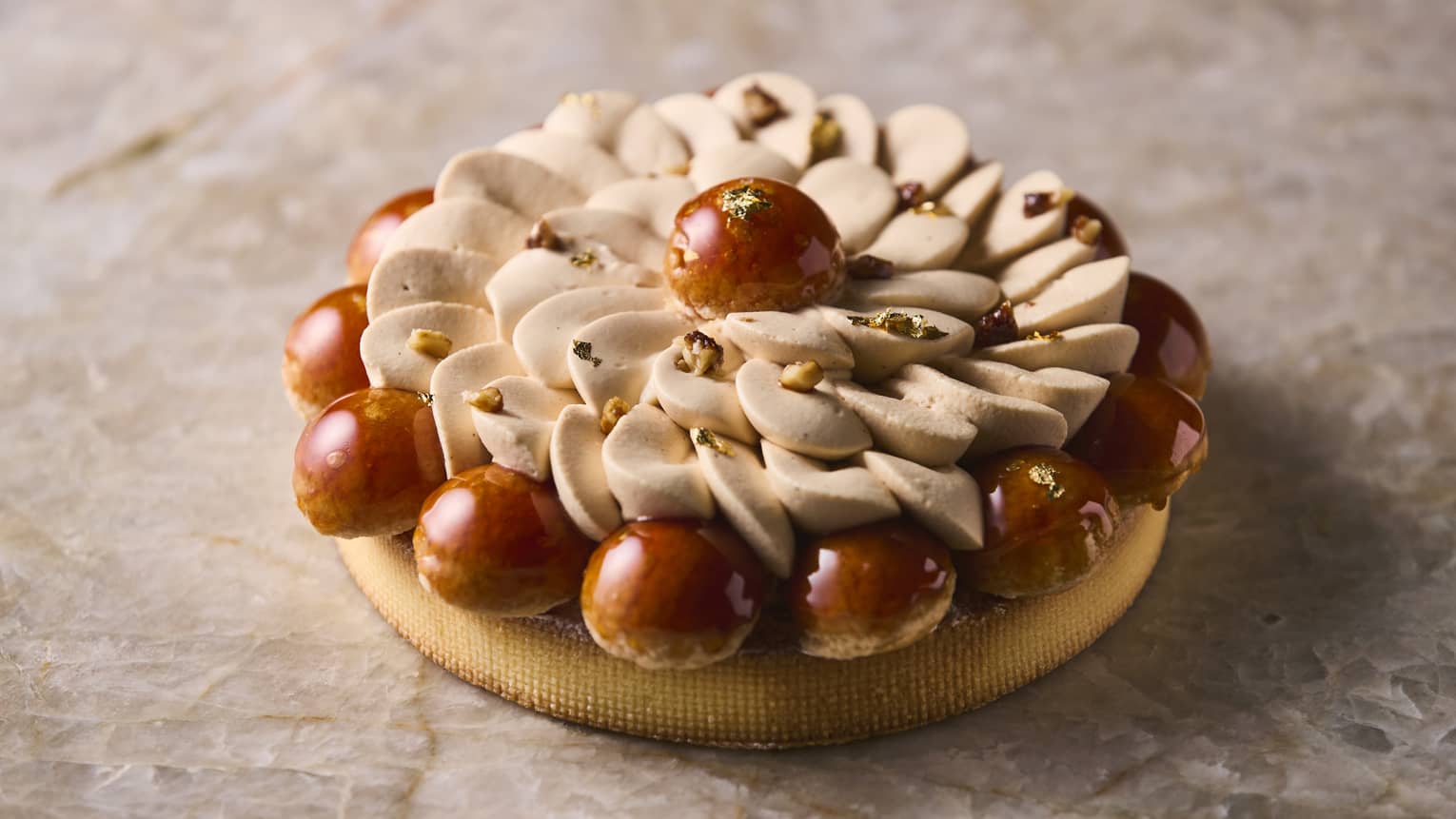 Apple Marron Saint-Honor� Tart