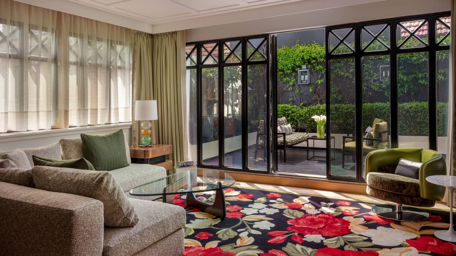 Luxury hotel suite