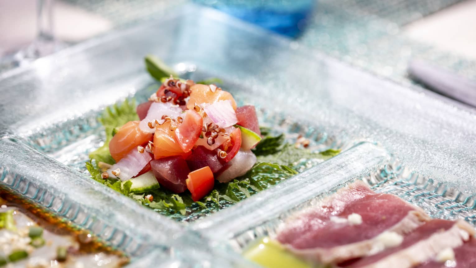 Fresh reef fish ceviche