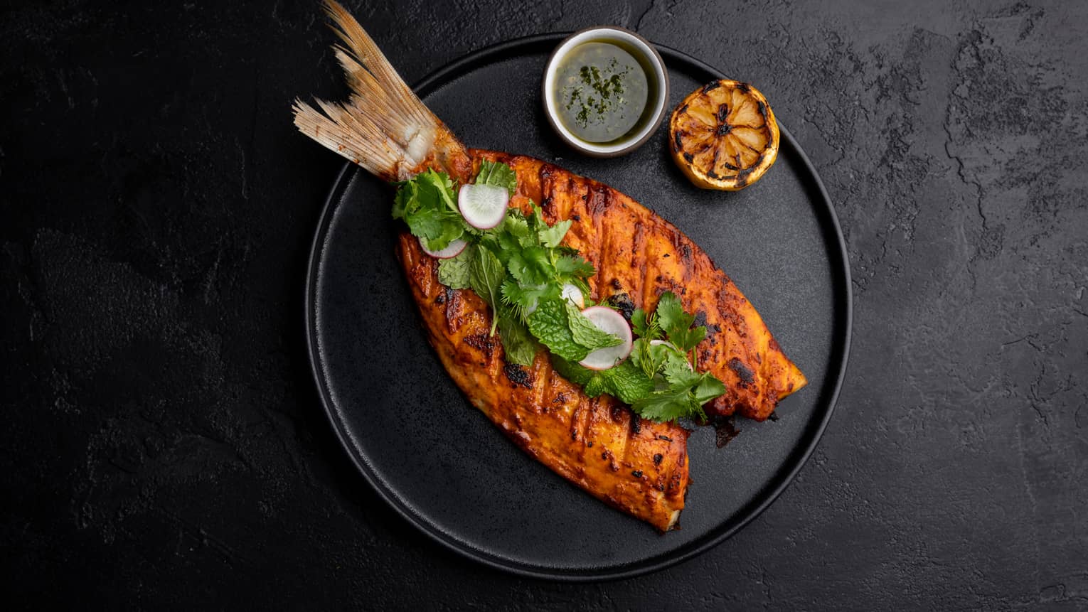 Grilled snapper dish from Coin & Candor