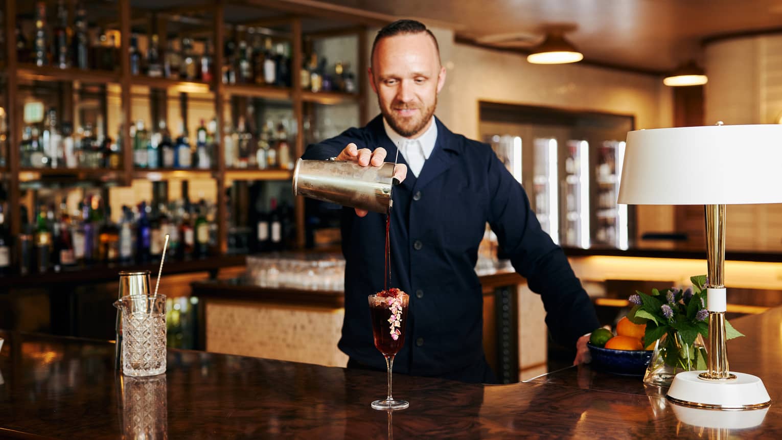 Mixologist Matthew Dress