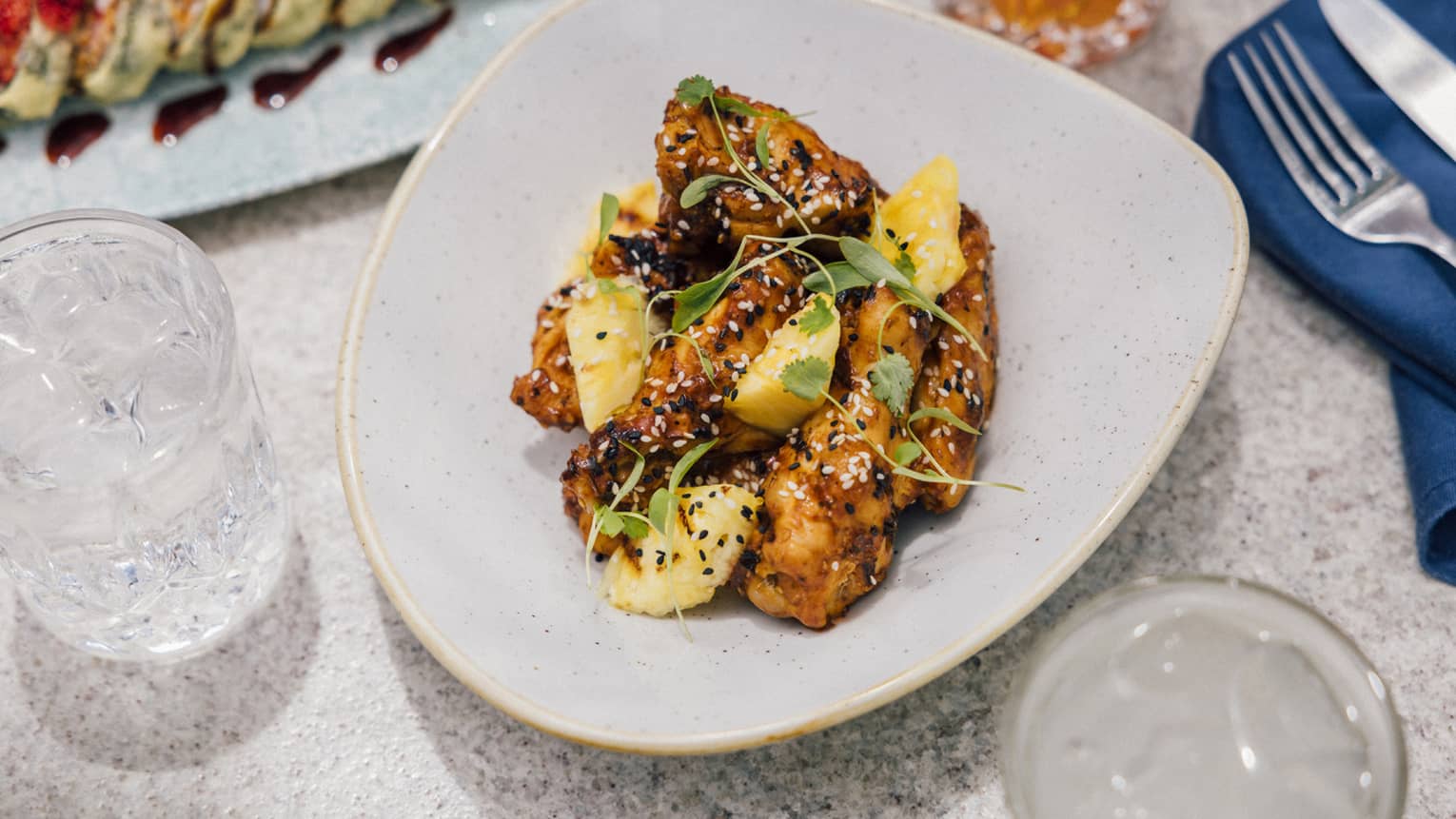 Hawaiian chicken wings