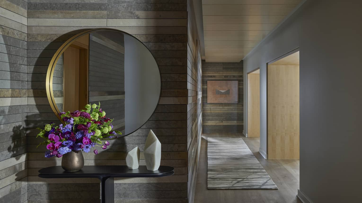 Modern foyer of a presidential suite
