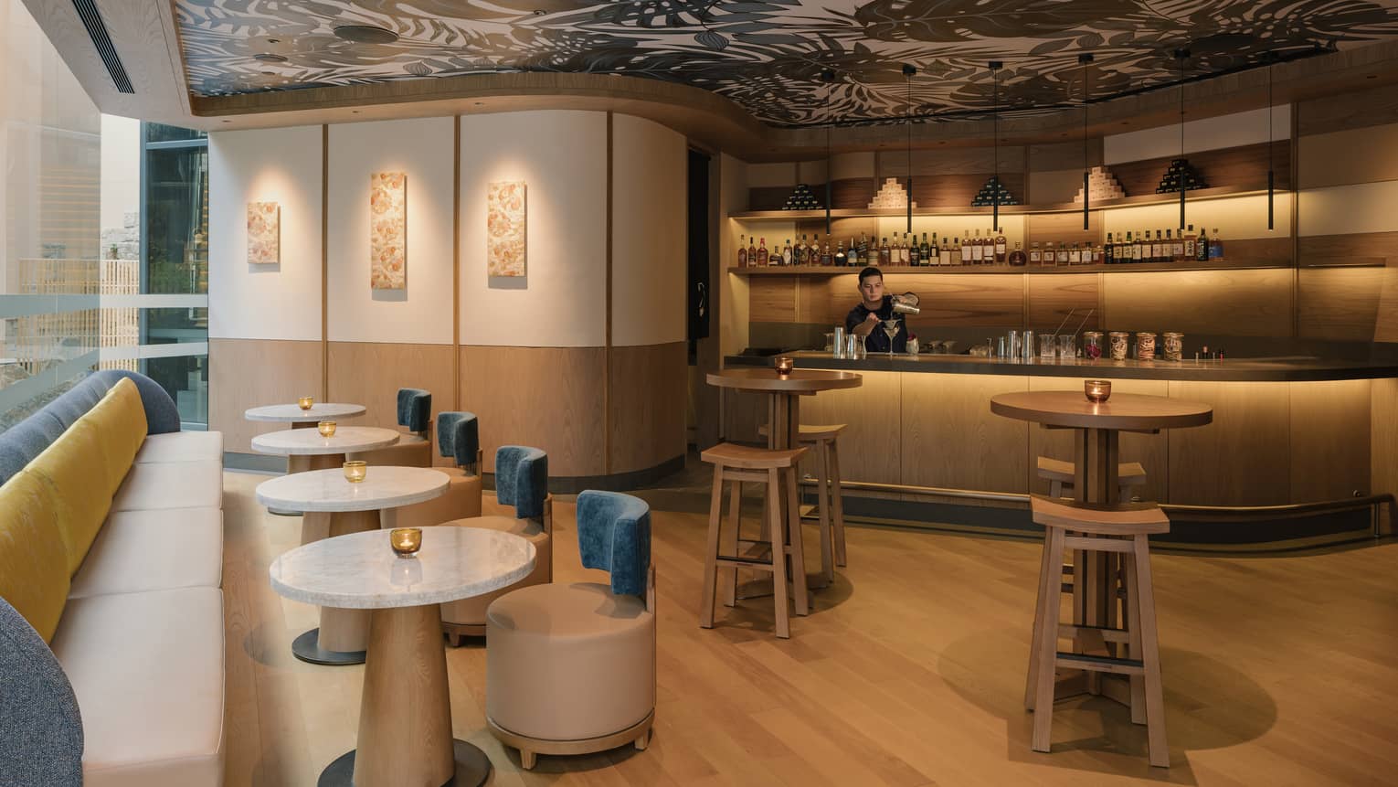 Nobu dining area and bar