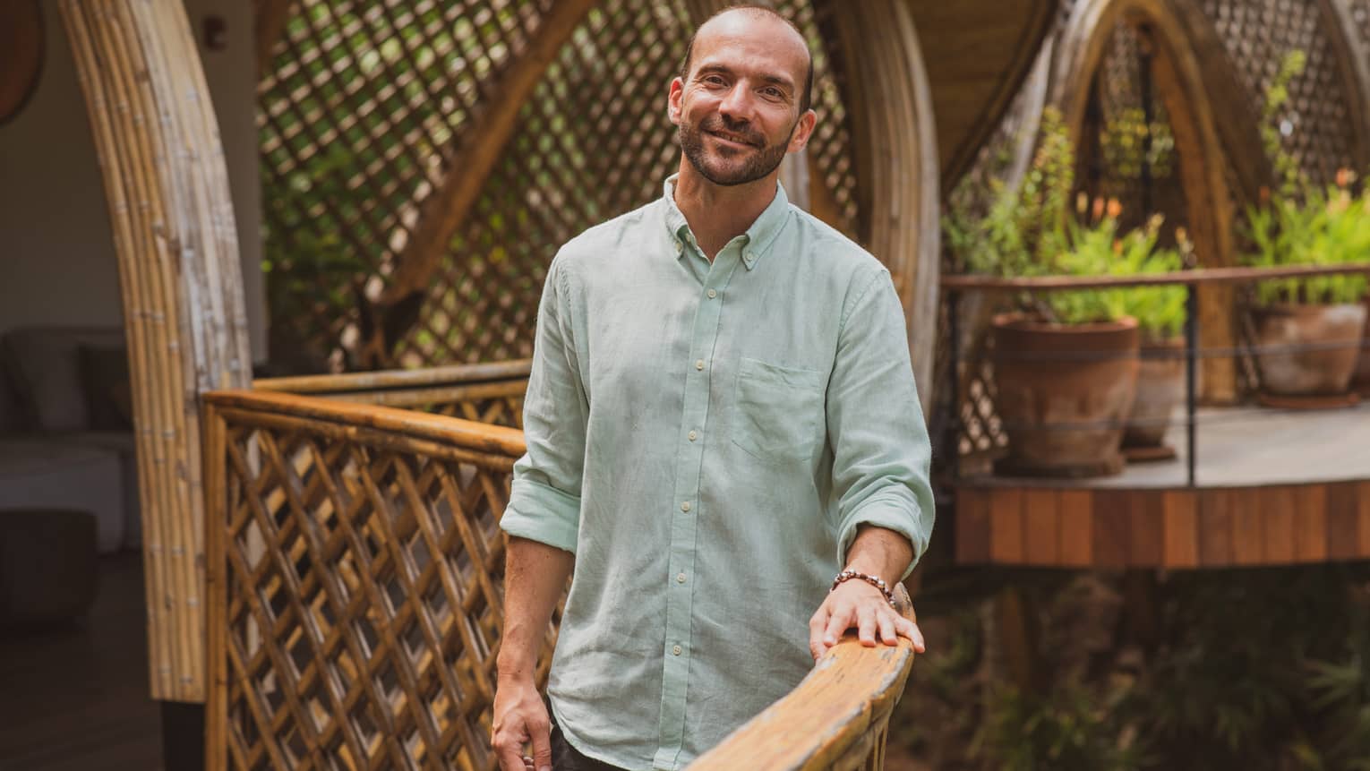 Resort Manager Eduardo Sampere