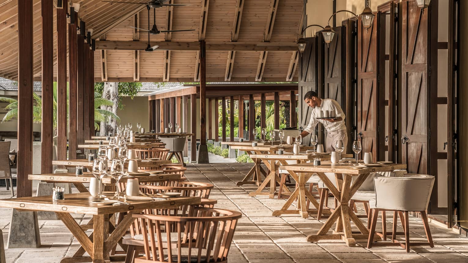 Terrace at Claudine restaurant