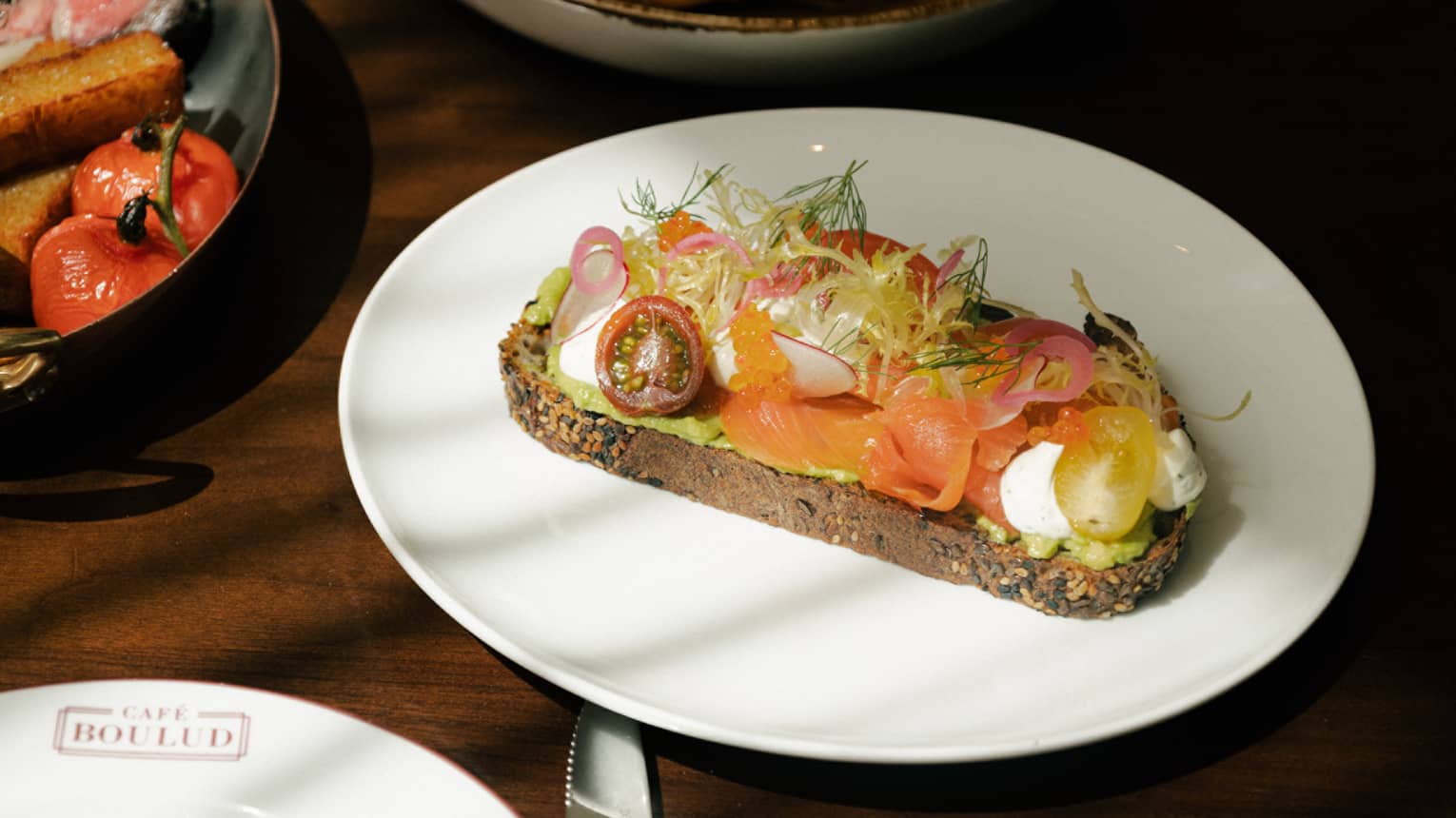 Smoked Salmon and Avocado Tartine