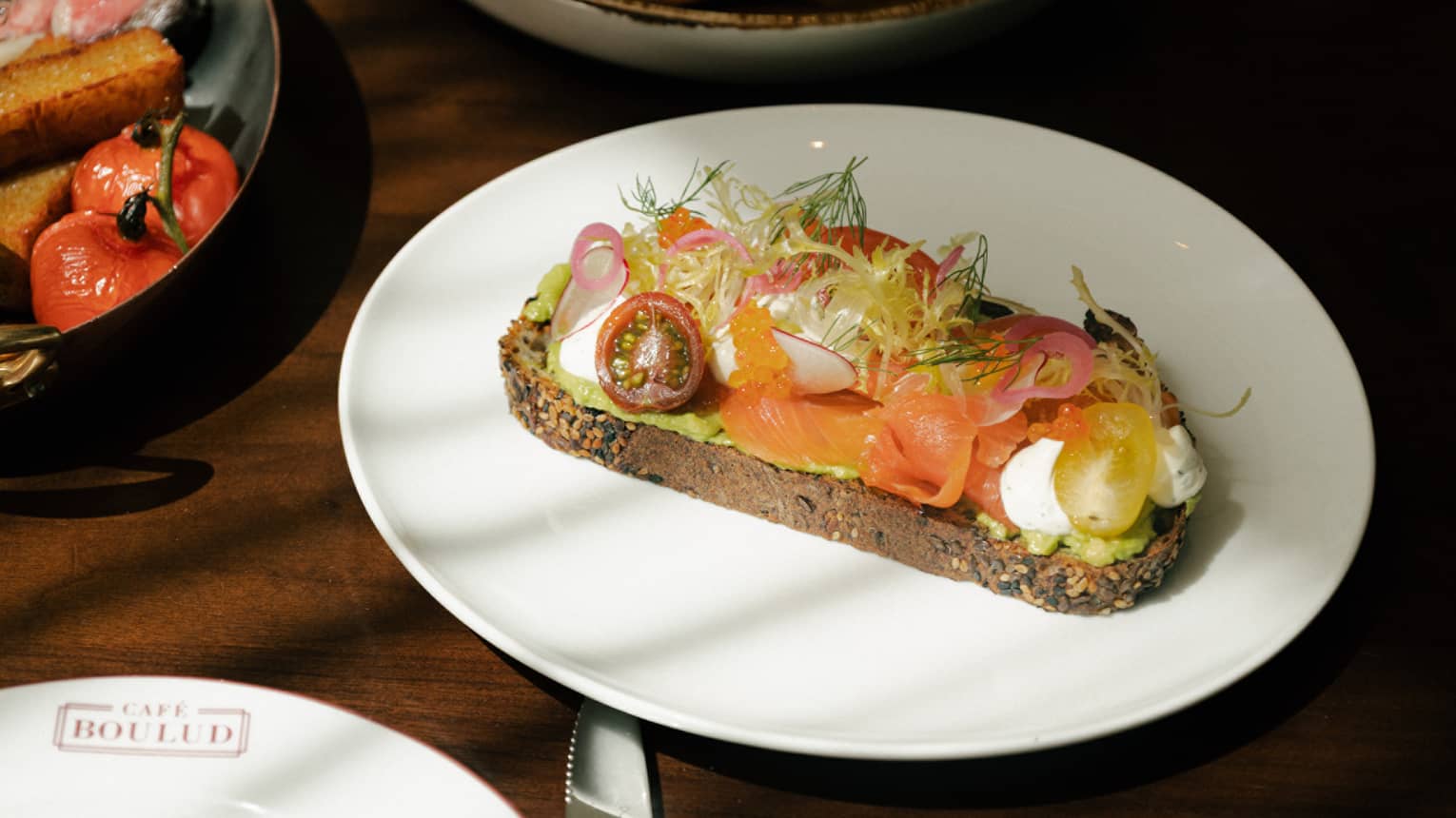 Smoked Salmon and Avocado Tartine