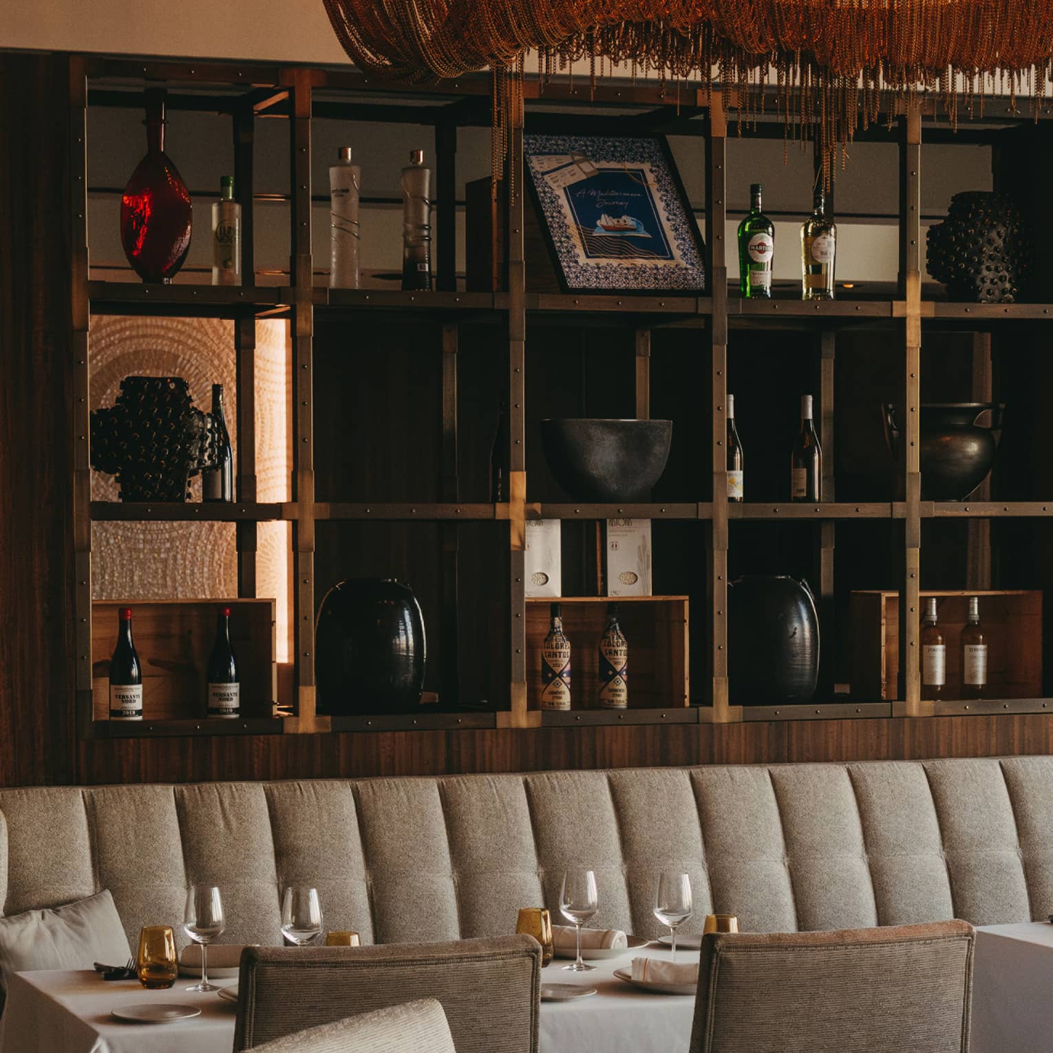 Fine dining overlooking sea views