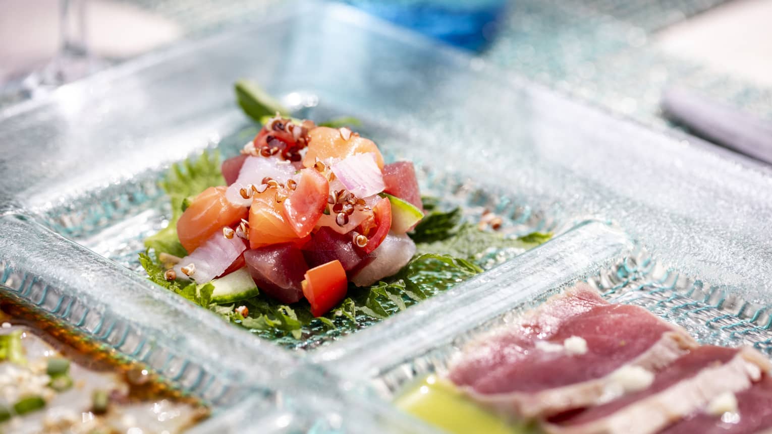 Fresh reef fish ceviche