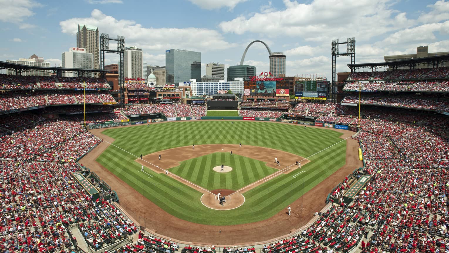 Fans pack downtown St. Louis to cheer on the champion Blues