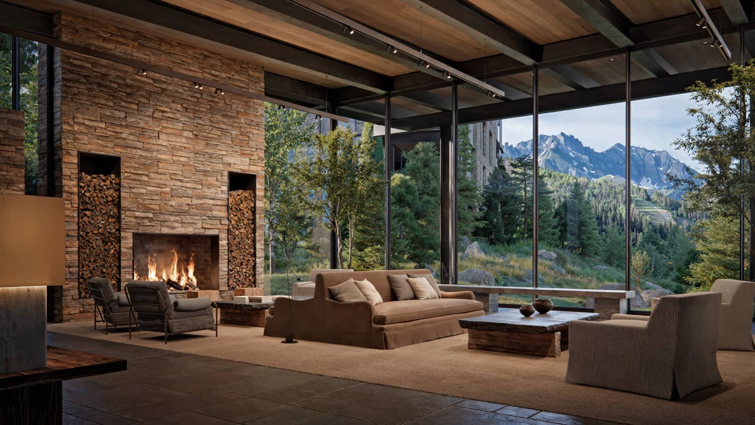 Rendering of lobby pavillion