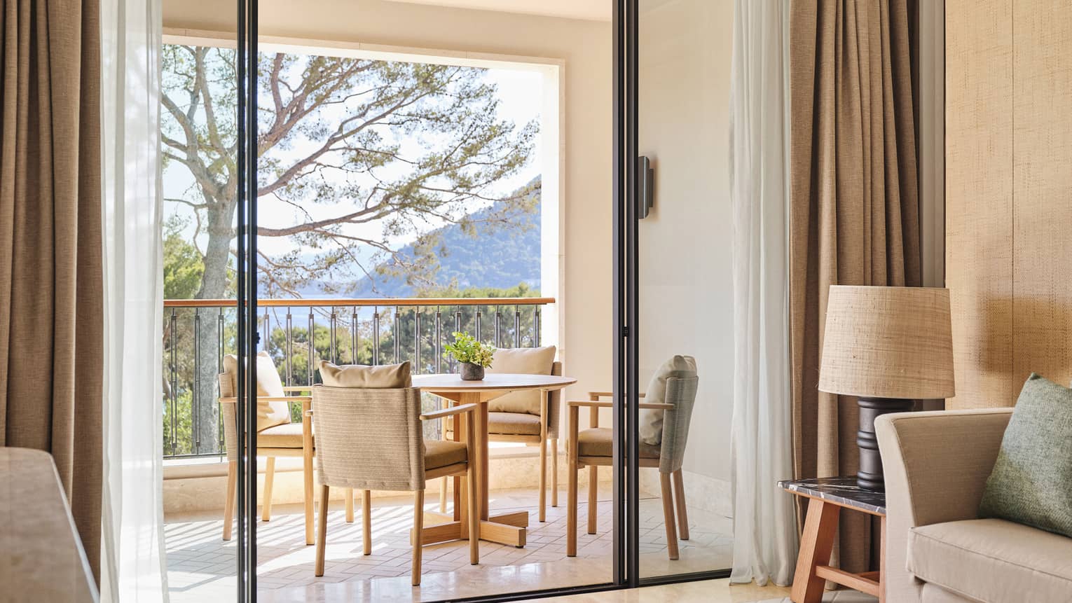 Pine-view balcony at Four Seasons Resort Mallorca