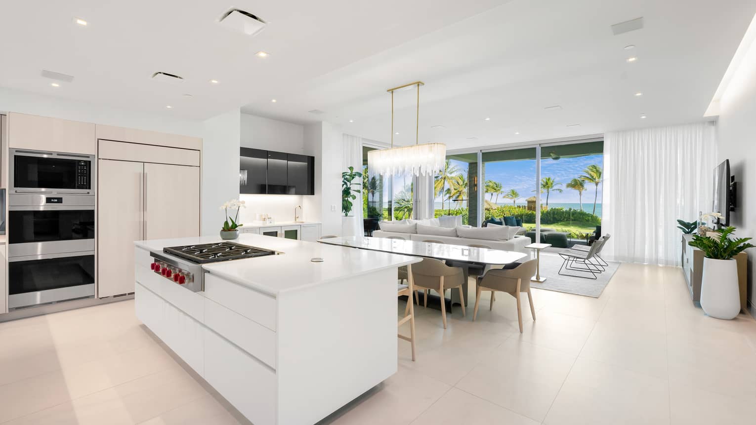 Kitchen and dining area