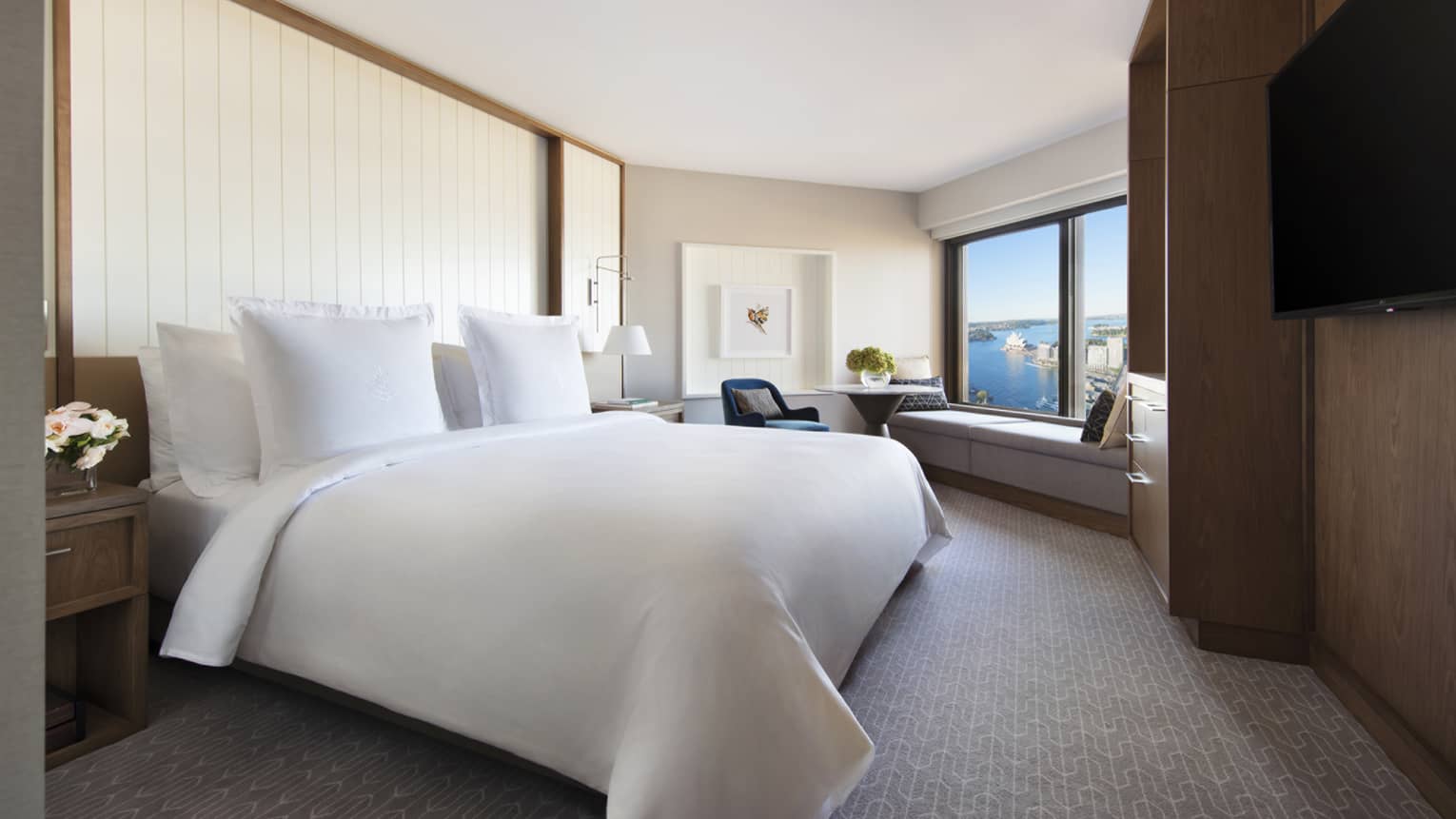 Deluxe Full Harbour remodelled room, overlooking the Sydney Harbour