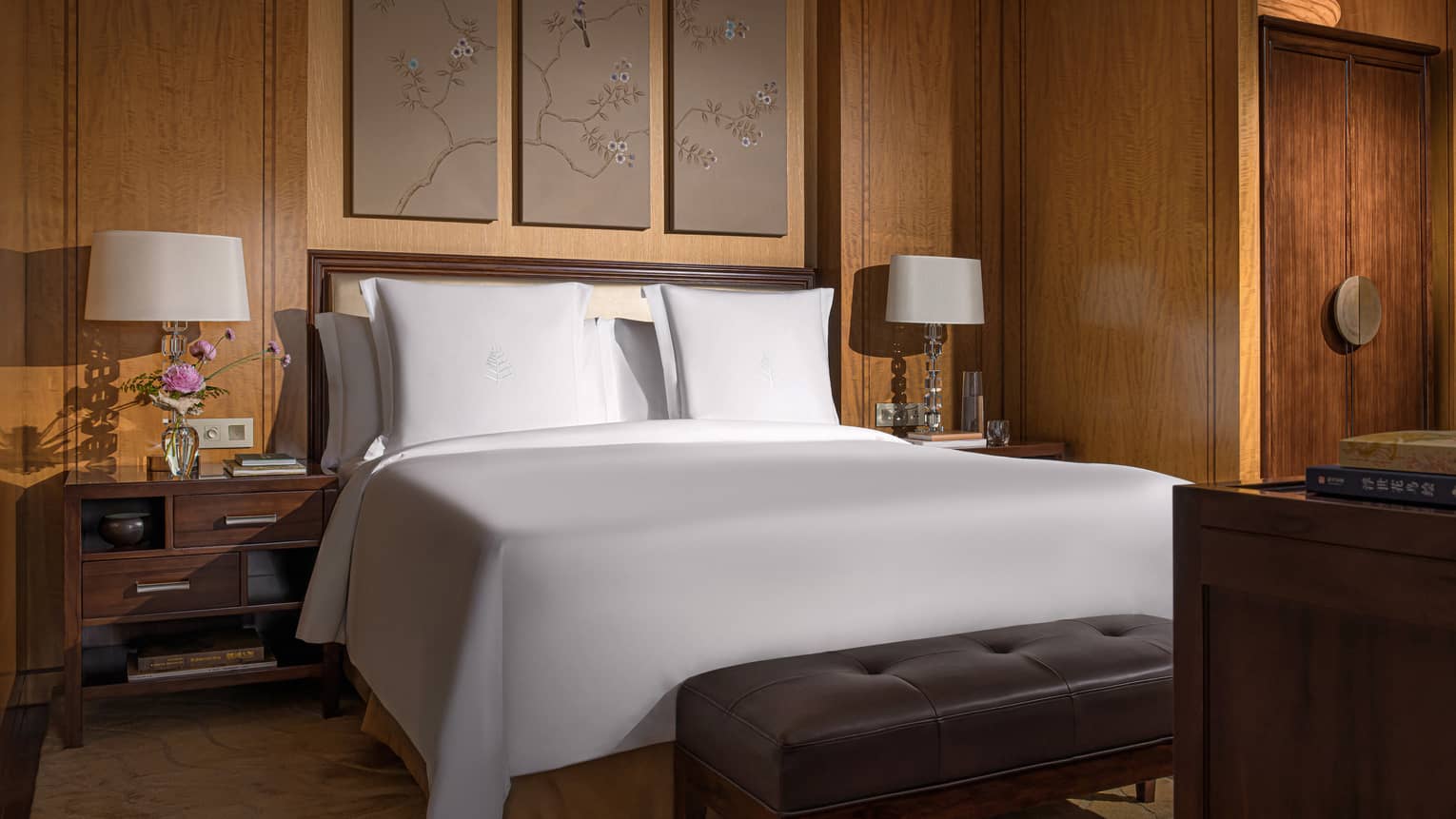 Bedroom with king bed