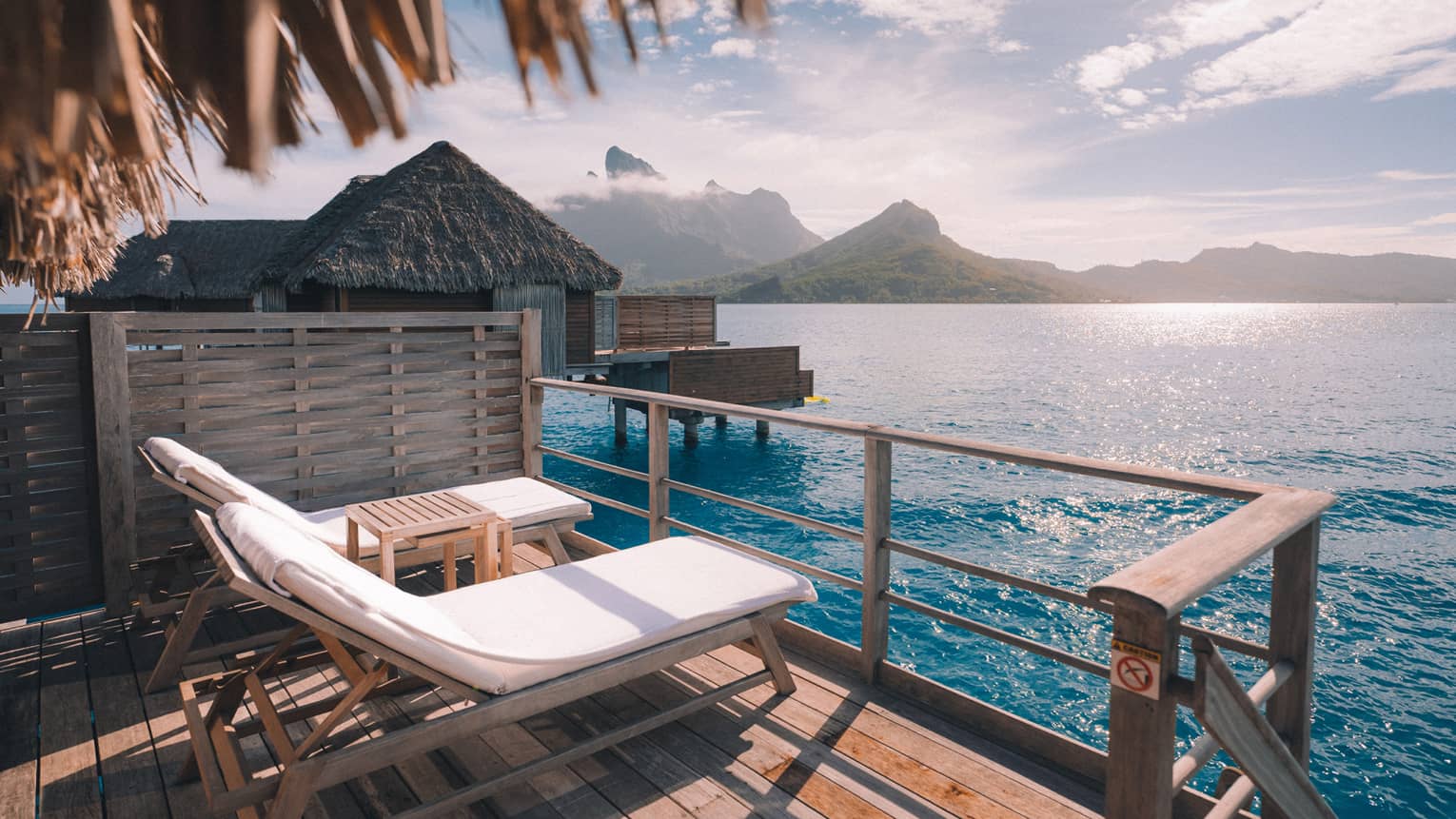 One-Bedroom Mountain View Overwater Bungalow Suite