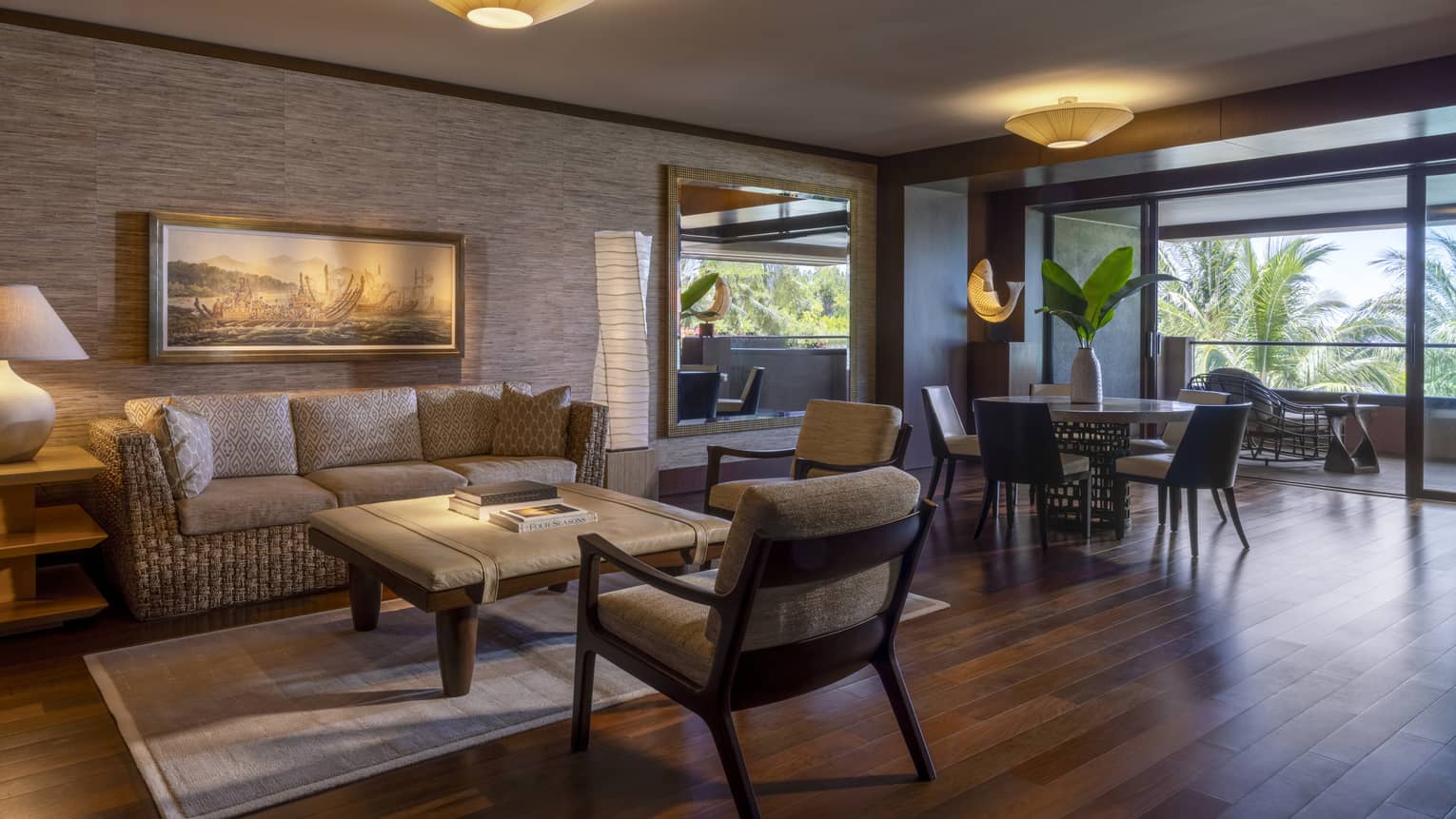 Oceanfront penthouse suite at Four Seasons Resort Lanai