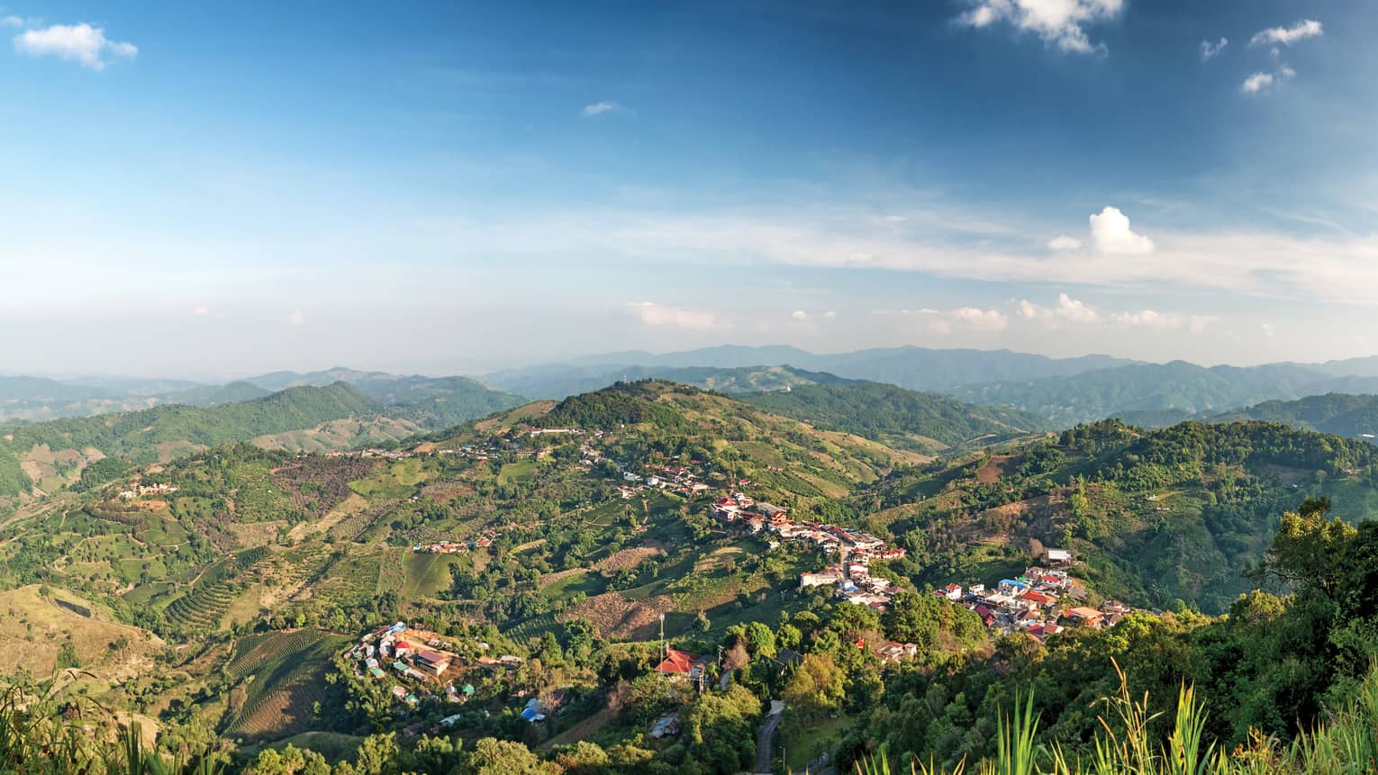 Aerial view of Houi Mak Leim National Park