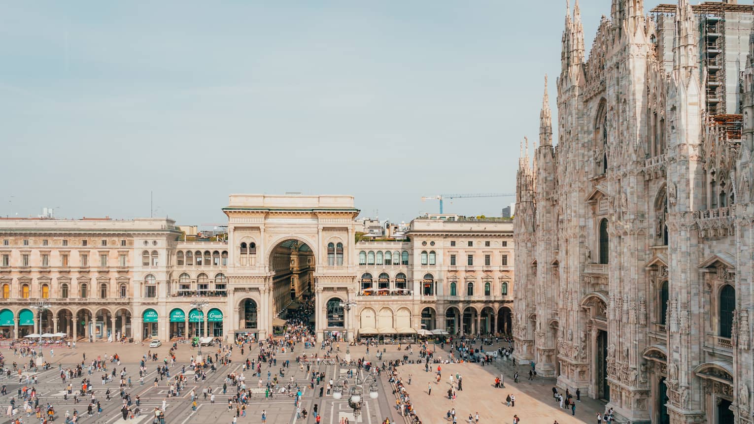 The main square in Milan city centre