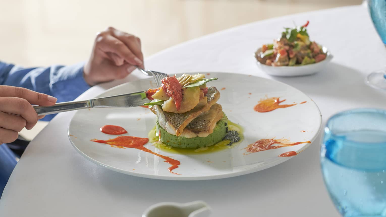 Pan-roasted Sea Bass Fillet