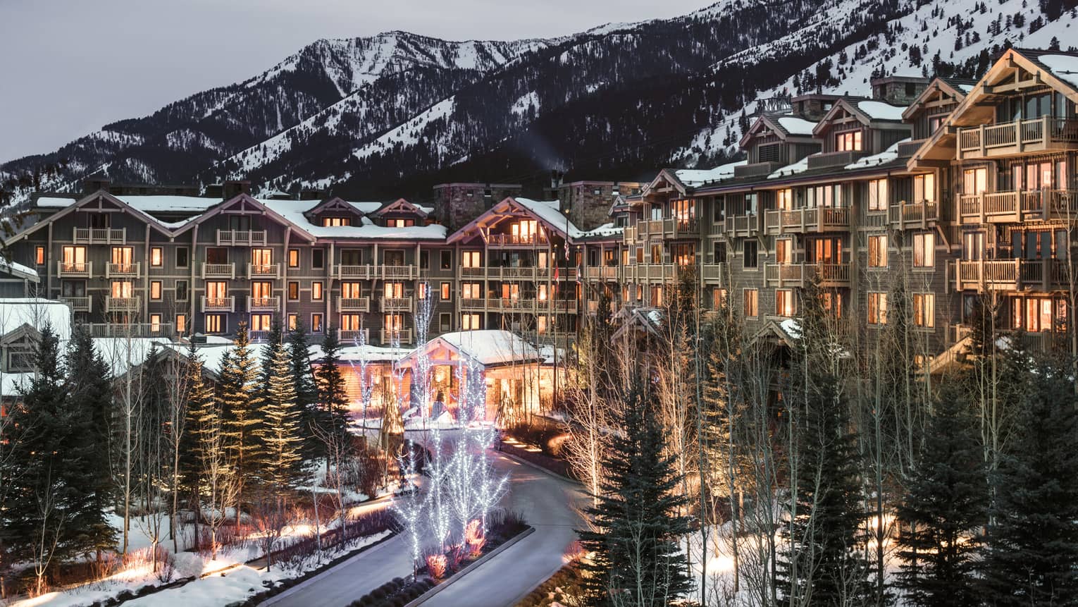 Exterior of the Four Seasons Resort Jackson Hole