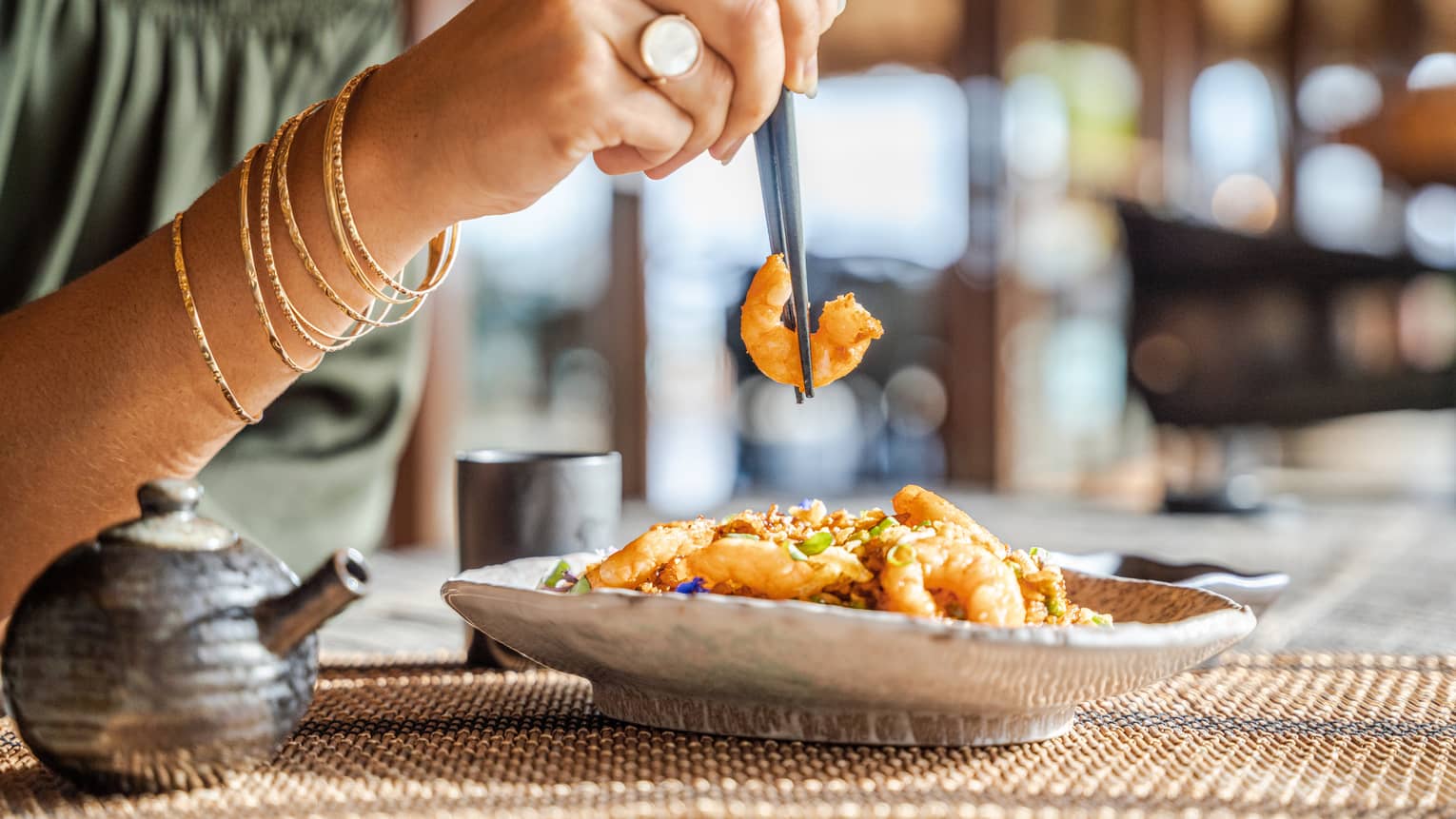 Yangzhou Fried Rice with Satay ?�Jasmine Rice, Green Peas, Corn, Carrot, Spring Onion, Egg