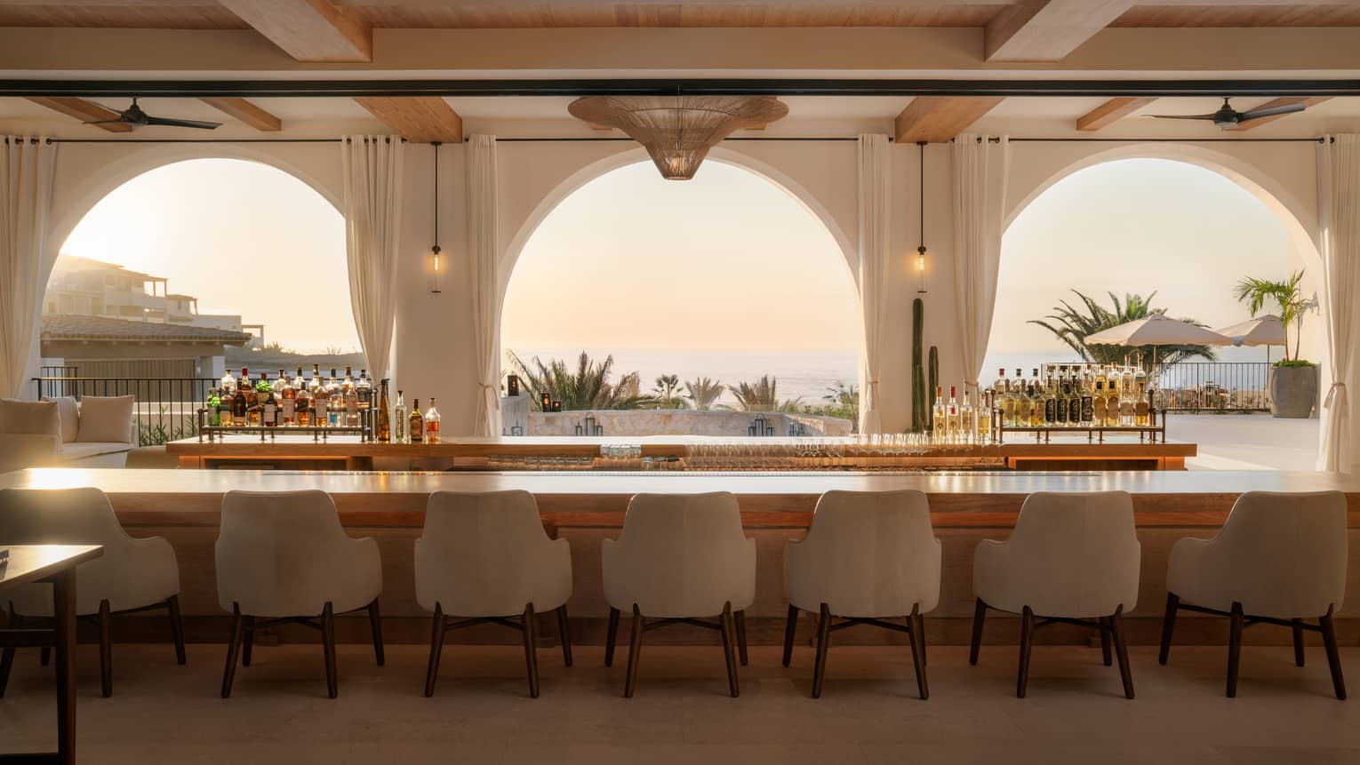 Ocean-view La Carsona Bar at Four Seasons Resort and Residences Cabo San Lucas at Cabo Del Sol