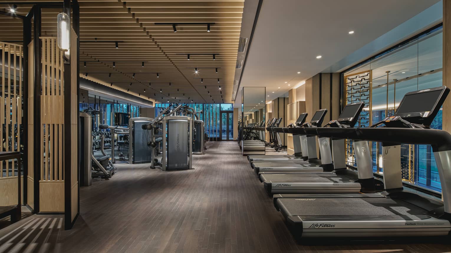 Indoor fitness centre