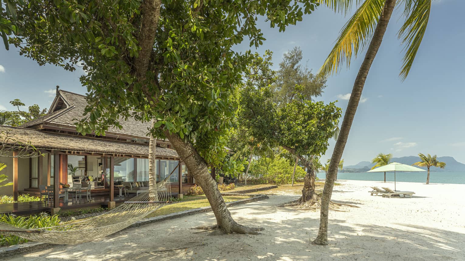 Villa on the beach