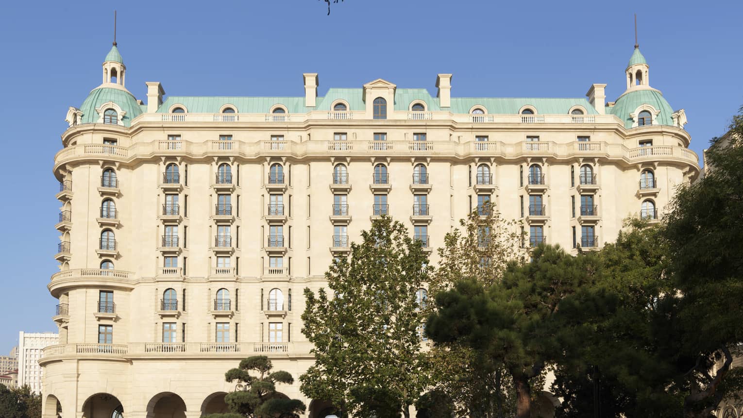 Four Seasons Hotel Baku historic building exterior